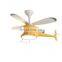 New Model Helicopter Aircraft LED Ceiling Fan Light With Remote Control for Kids Bedroom Pendant Light