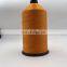 100% nylon 6 nylon 66 bonded Orange Colour 250D/3  Sewing beading Thread