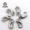 6 Size Stainless Steel Egg Shaped Carabiner Hook Keychain Safety Lifting Snap Hook