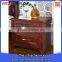 Edinburg series customized bedroom set design of mahogony color closet and bed set
