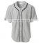 custom logo brand fabric v neck baseball uniform jersey short sets 3/4 blank baseball t shirts for men