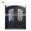 Apartment Decorate Arches Villa Entrance Iron Glass Main Door Grill Design