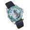 Men's Brand Waterproof Fashion Wrist Black Leather Strap Automatic Mechanical Movement Watch