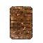 End Grain Food Meat Fruits Acacia Wooden Chopping Boards With Juice Groove Cutting Board