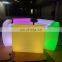 Mobile Illuminate Glow LED circle bar table counter for event commercial illuminated glow led bar table counter furniture