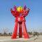 Stainless steel sculpture Stainless steel wings sculpture park square landscape sculpture supports customization