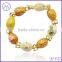 gold plating handmade enamel metal egg faberge easter bracelet