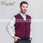 Men's 100% Cashmere Cardigan Plain Knitted V Neck Sleeveless Vest Sweater