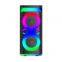 ZQS8249 Super Power 60W Wireless 8-inch*2 Deep Bass Sound OEM Party Speaker With Colorful Lights