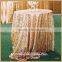 SQN#24 wholesale 132" round champagne rose gold sequin table cloth                        
                                                Quality Choice