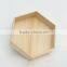 2016 hot sale custom hexagon wooden fruit storage box made in China