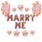 Wedding Party Supplies Helium Number Letter Balloons 40 Inch Valentines Day Happy Birthday Decorations love Foil Balloon