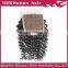 High quality Natural color wavy brazilian virgin hair bundles with lace closure