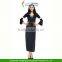 Catholic Nun Cosplay Costume Halloween Ball dress Sexy Role-playing