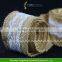 6m Natural Jute Burlap Hessian Ribbon with Lace Trims Tape Rustic Wedding Decoration