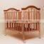 Luxury wood baby cot