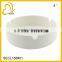4 WHITE PLASTIC ASHTRAY ; ROUND ASHTRAY