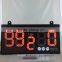 Scored board for baseball