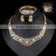 2016 Popular Design 18k Gold Jewellery Dubai Wholesale Jewelry Set Price