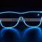 EL wire Glasses shuttle style , for party