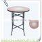 LC-89341 Mosaic Outdoor Bistro Round Table with Metal Legs