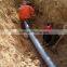 soft pemeable flexible hose(steel-plastic)