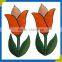 Eco-Friendly Feature and Embroidered Technics Embroidery Rose Patches