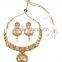Indian Designer Gold Tone Polish Necklace For Women