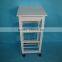4-layer MDF kitchen trolley with drawer