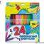 7 inch wooden crayon color pencil
