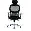 Modern designer ergonomic office full mesh chair with headrest