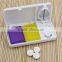 pill box,medicine box empty,pill cutter