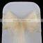 colorful organza chair sash, chair tie,chair bow wedding decoration