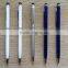 customize twist metal stylus pens slim, touch screen metal pen