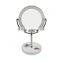 metal compact mirror / led compact shaving mirror / table lighted makeup mirror