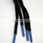 assorted color barrel wrapped silicon tip shoelace aglets custom shoelace charms