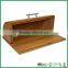 Semi-circle bamboo wooden bread bin , flexible bamboo bread box