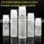 high quality cosmetic glass container with white cap