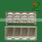 Food Grade Biodegradable Thermoformed Pulp Chocolate Blister Trays,Brown Color Eco Friendly Molded Recycled Paper Pulp Tray