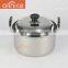 Encapsulated Bottom10 pcs induction stainless steel cooking pot set with bakelitel handles