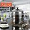 Removable stainless steel cookware food double layer stainless steel food steamer pot