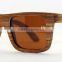 JM407 Natural Zebra Wood Frame Brown Polarized UV400 Lenses Kids Wooden Sunglasses