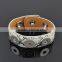 Wholesale Leather Wrap Bracelet With Snap Button Jewelry Fit For Button