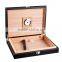 High quality PU leather cigar box, wooden humidor cigar box custom