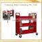 3 Tires V shape small book cart school libiary furniture/3 Sloped Mobile Book Cart