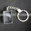 Good Sell High Quality Square Crystal Keychain With 3D Laser Engrave