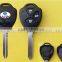 Factory Wholesale 3 Button Remote Car Key Shell for Toyota RAV4 Toy47 Blade