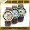 2016 Newest Bamboo Wooden Watch 2016 with Cloth Dial Face Quartz Watches