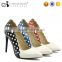 China wholesale ladies pumps latest high heel shoes for girls