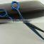 Blue Titanium Color Hairdressing Scissors , Hairdressing Shears Salon Scissors Free Shipping